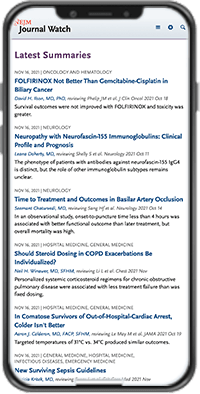 NEJM Journal Watch